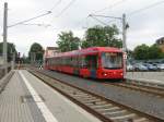 ET 413 kommt am 4.8.2011 um 9:14 Uhr als Linie 522 aus Chemnitz in Stollberg an.