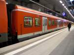 Wagen der Rhein-Ruhr S-Bahn (Bx 794.1) im S-Bahn Ergnzungsverkehr auf der RB 13 als RB 28869 nach Wustermark, hier in Berlin Hbf am 16.01.2011.