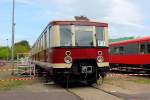 Die S-Bahn 276 070-0 auf dem Gelnde der Triebwagenhalle Erkner am 17.05.2014 zum Tag der offenen Tore - 90 Jahre S-Bahn.