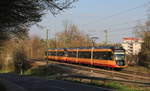 Doppeltraktion ET 2010 als S4 Schwaigern West - Öhringen-Cappel am 04.04.2020 bei Öhringen West.