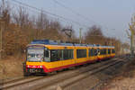 450 857+xxx als S4 nach Schwaigern West am 22.01.2021 bei Öhringen-Cappel. 