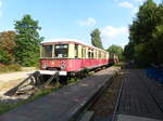 Draisine mit S-Bahn-Anschluss.