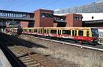 481 602-1  Berlin  macht sich am 18.3.2018 als S2 von Berlin-Marienfelde nach Berlin-Buch in Berlin Gesundbrunnen auf den Weg.