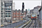 S3 nach Spandau erreicht Berlin Friedrichstrasse.