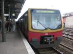 BR 481 als S3 nach S-Bahnhof Berlin-Friedrichshagen im S-Bahnhof Berlin-Kpenick.