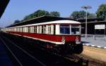 277 408-1 Berlin Wannsee im Juli 1991 noch mit altem Bahnhofsschild