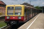 485 093-9 S-Bahn Berlin als S46 (S 46074) von Knigs Wusterhausen nach Berlin Westend in Knigs Wusterhausen. 14.05.2013