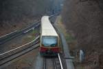 S5 nach Berlin Spandau am 17.01.2015. Nächster Halt: Berlin Pichelsberg.