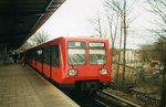 Ein Roter 485,im März 1998,in Berlin Grünau.