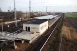 MÜHLENBECKER LAND (Landkreis Oberhavel), 05.12.2009, Blick auf den S-Bahnhof Schönfließ (Berliner S-Bahnlinie S8)