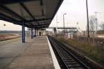 MÜHLENBECKER LAND (Landkreis Oberhavel), 05.12.2009, S-Bahnhof Schönfließ (Berliner S-Bahnlinie S8)
