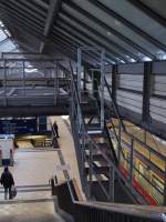 Blick in den Dachstuhl am Bhf.