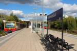 Die S-Bahnstation Lichterfelde Süd, gelegen an der S-Bahnlinie S 25 von Hennigsdorf nach Teltow Stadt, am 27.09.2015.