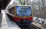 BERLIN, 14.03.2009, S1 im S-Bahnhof Waidmannslust