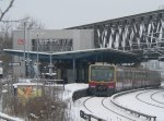 S-Bahn im Betriebsbahnhof Rummelsburg.