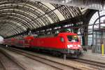 DB 182 025-7 mit der S 37737 (S1) von Meien nach Schna, am 05.01.2013 in Dresden Hbf.