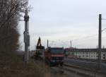 Aus der alten, nrdlichen S-Bahn Trasse ist aktuell eine Baustrae geworden.