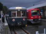Hier sind zwei S-Bahnzge am abend den 23.06.2007.