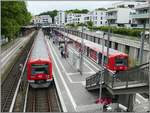 S-Bahnhof Blankenese mit Zügen nach Wedel und Flughafen(Poppenbüttel. (25.05.2019)