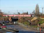 S-Bahn nach Aumhle bei Einfahrt in Hamburg-Bergedorf; 04.12.2007  