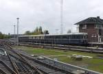 ET/EM 171 vor dem Stellwerk im Bahnhof Barmbek.