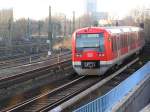 Ausfahrende S-Bahn der Linie S31 vom Hamburger Hauptbahnhof nach Altona! 