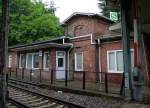 Selten in Hamburg: das Empfangsgebude der S-Bahnstation  Slldorf  versprht noch den Charme vom Beginn des Vorortverkehrs in der Hansestadt vor gut 120 Jahren. 26.5.2013