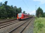 Am 7.7.07 fahren 424 004 (Lehrte) und eine weitere 424 durhc Poggenhagen 