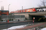 DB Regio 423 263 erreicht als S13 zum Zeitpunkt der Aufnahme die Station Köln-Müngersdorf Technologiepark.