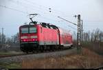 Die letzten Tage der Dosto-Wendezüge auf der S7...
Nachschuss auf 143 871-2 der S-Bahn Mitteldeutschland (DB Regio Südost) als S 377?? (S7) von Halle-Nietleben nach Halle(Saale)Hbf Gl. 13a, die in Angersdorf auf der Bahnstrecke Merseburg–Halle-Nietleben (KBS 588) fährt. [8.4.2018 | 19:57 Uhr]