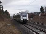 Unterwegs zwischen den beiden Leipziger Stationen Miltizer Allee und Karlsruher Straße war,am 14.Februar 2016,der 1442 133