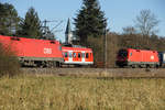 Starker Verkehr zwischen Eglharting und Zorneding am 8.12.16.