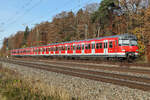 420 938 der S-Bahn München am 5.11.25 bei Eglharting.