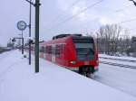 423 276 in tiefverschneiten Mammendorf (Nannhofen).