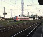 Ein Zug der S-Bahn Mnchen auf Durchfahrt in Grokorbetha am 23.04.12