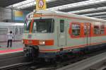 ET 420 001 am 2. Juni 2012 im Mnchner Hauptbahnhof zum Jubilum 40 Jahre S-Bahn Mnchen