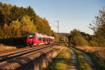 442 727 als S3 39366 von Neumarkt (Oberpf) nach Nürnberg Hbf bei Postbauer-Heng, 27.09.2018