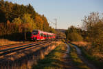 442 717 als S3 39364 von Neumarkt (Oberpf) nach Nürnberg Hbf bei Postbauer-Heng, 11.10.2018