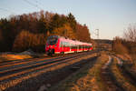 442 767 als S3 39360 von Neumarkt (Oberpf) nach Nürnberg Hbf bei Postbauer-Heng, 24.02.2019