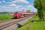 442 746 als S3 39354 von Neumarkt (Oberpf) nach Nürnberg Hbf bei Pölling, 17.05.2019