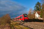 442 240 als S3 (Nürnberg Hbf - Neumarkt (Oberpf)) bei Postbauer-Heng, 05.01.2020