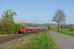 442 728 als S3 (Neumarkt (Oberpf) - Nürnberg Hbf) bei Postbauer-Heng, 20.04.2020