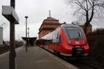 Ein Hamster kommt wohl selten allein? Unverhoffterweise berraschte mich 442 239 der S-Bahn Nrnberg in Dresden-Plauen als zweiter Talent 2-Schulungszug.