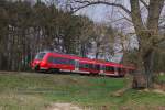 442 264 als S 39445 Ansbach-Nrnberg am 21.04.2013 bei Rotal.