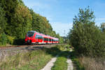 442 721 mit der S3 39360 von Neumarkt (Oberpf) nach Nürnberg Hbf, 11.09.2018