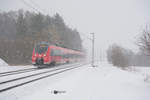 S3 39350 von Neumarkt (Oberpf) nach Nürnberg Hbf bei Postbauer-Heng, 03.02.2019