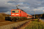 143 259 mit der S2 (Roth - Altdorf) bei Ludersheim, 04.03.2020