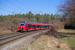 442 221 DB Regio als S 39319 (N�rnberg Hbf - Neumarkt (Oberpf) bei Mimberg, 22.03.2022