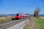 442 241 DB Regio als S3 39352 (Neumarkt (Oberpf) - N�rnberg Hbf) bei P�lling, 11.04.2022
