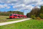 442 225 DB Regio als S3 39352	(Neumarkt (Oberpf) - N�rnberg Hbf) bei Mimberg, 19.04.2022
